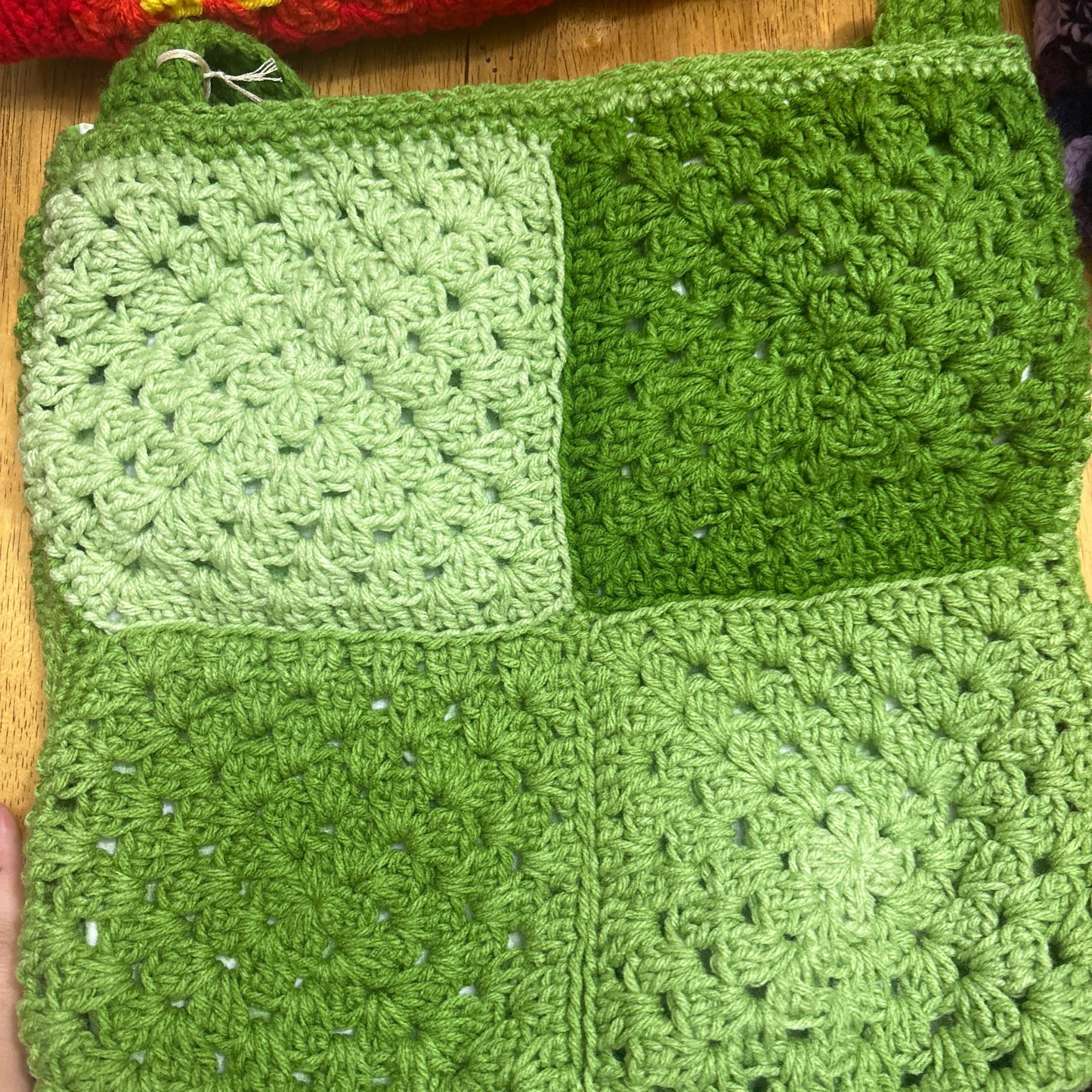 Granny Square Tote 6 Row